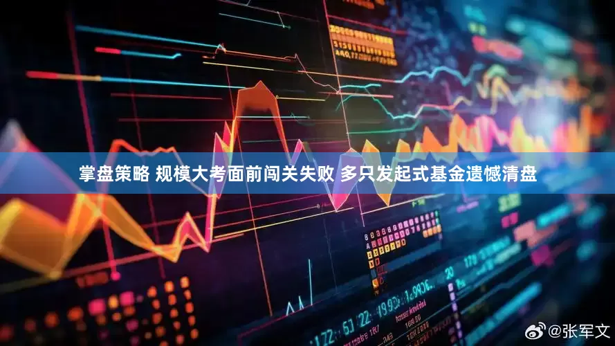掌盘策略 规模大考面前闯关失败 多只发起式基金遗憾清盘